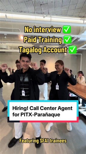 Hiring! Call Center Agent for PITX-Parañaque
