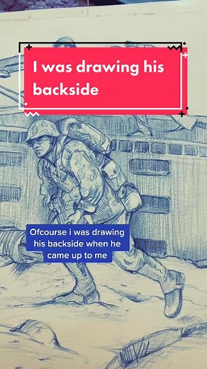 I really like how this #drawing came out though! #military #sketchbook #artwork #marines