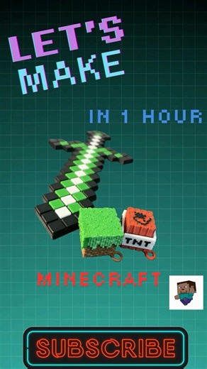 LET'S MAKE MINECRAFT #keşfet #3dprinting #3d #hobiseni #toys #minecraft #minecraftshorts