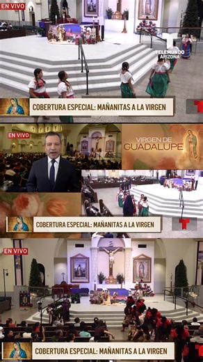 Sigue la transmisión en todas las plataformas y también e n Noticiero Telemundo Arizona esta noche en horario especial a las 11 p.m. #VirgendeGuadalupe #FeGuadalupana #virgenDeguadalupe #MilagroGuadalupano @leonfelipegonzalez | Telemundo Arizona