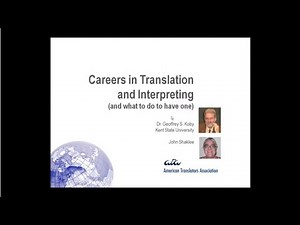 Careers in Translation and Interpreting