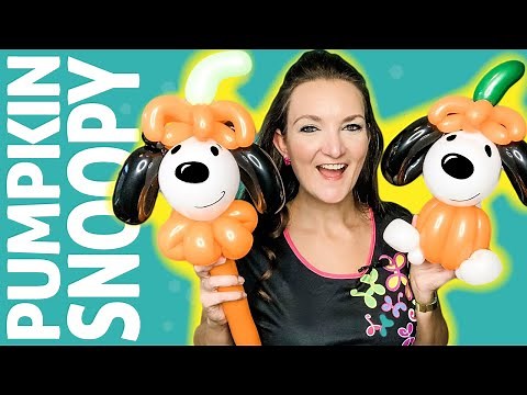 Snoopy Pumpkin Balloon Animal Tutorial!