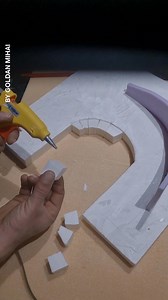 Tutorial : come realizzare un arco con blocchi di polistirene con la tecnica di applicazione #goldan | Goldan Mihai Presepi