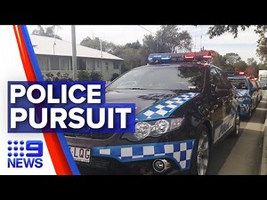 Police pursuit across Sunshine Coast | Nine News Australia
