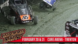 CURE Insurance Arena it's almost time to get DIRTY! 2 Action Packed Nights of Indoor Auto Racing February 20 & 21 Get your tickets now, through Ticketmaster or at the box office. | Indoor Auto Racing Championship
