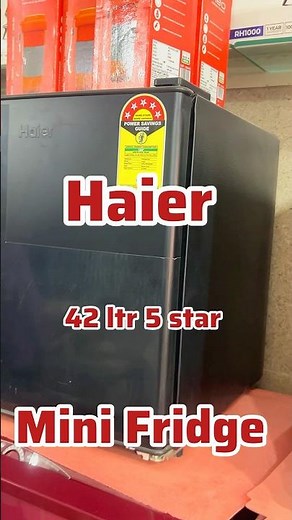 Haier 42ltr 5 star mini fridge 2024 #haier #minifridge #fridge