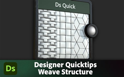 Designer Quicktip 20 Weave Structure制作编织图案