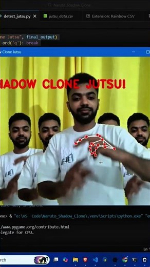 ​Anime to AI: Real-time Hand Tracking 🚦 #anmajharul #OpenCV #AI