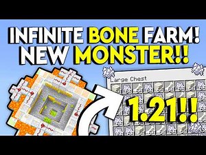 BEST 1.21 INFINITE BONEMEAL Farm Minecraft Tutorial! - Easy & Cheap!