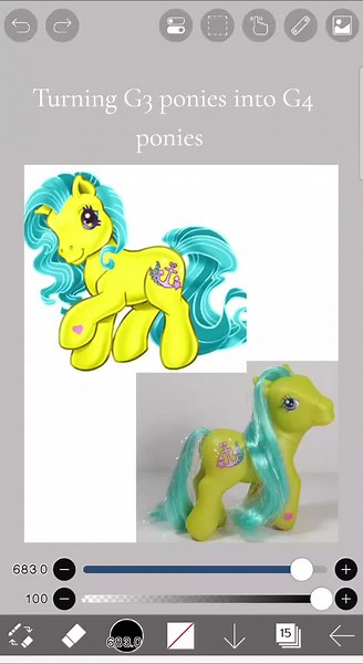 Turning G3 into G4 Ponies: Anchors Away Redesign