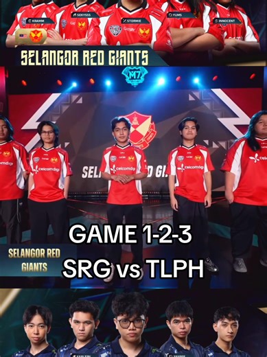 MLBB Match Report: SRG vs TLPH Game 1-2-3