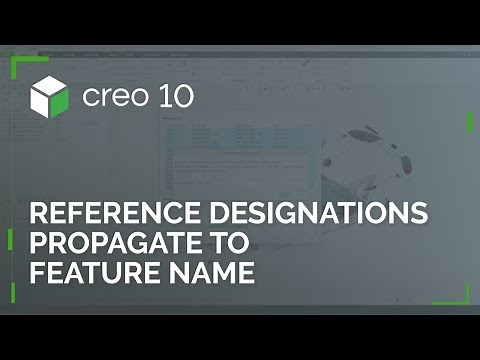 Reference Designations Propagate to Feature Name in Cabling | Creo 10
