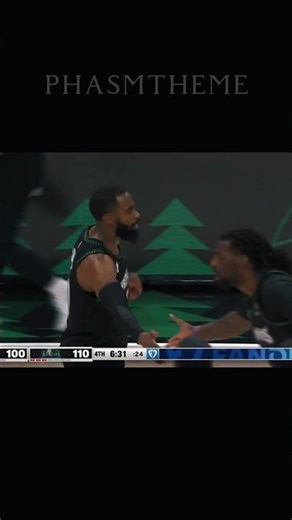 Mike Conley swishes the open three and then hits 10 consecutive unique handshakes #nba #highlights