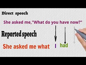 Reported speech- part 2-'Wh' Question forms