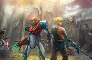 Metroid x Zelda   (fan-art)