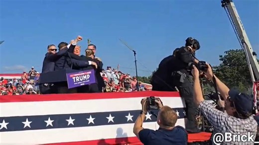 Watch: Video shows front row perspective after Trump rally shooting