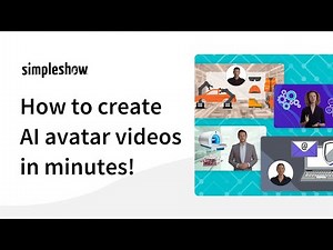 NEW! Add a human touch to your videos with simpleshow's AI avatars