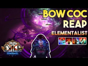 [3.19] Bow CoC Reap Build | Elementalist | Lake of Kalandra | Path of Exile 3.19