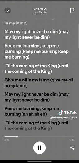 Give Me Oil in My Lamp by Joe Mettle: Gospel Lyrics Video