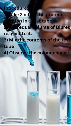 Biuret Test for Proteins 🧪 | Purple Colour Means Protein!