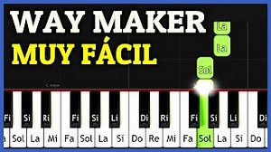 WAY MAKER (Aquí Estas) Piano TUTORIAL COMPLETO | Partitura Gratis PDF Chords - ChordU