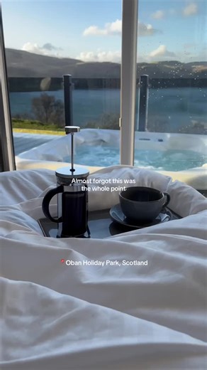 79 reactions · 4 comments | Waking up at Oban Holiday Park is DREAMY  They even have Scottish highland cows roaming around the location too  If you’re looking for somewhere unique, this is the place.  link in bio to book now! #hoseasons #ukholiday #scotland #hottub | Hoseasons | Facebook