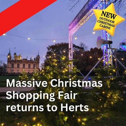 ⚠️ ARRIVAL TIME SLOTS RUNNING LOW ⚠️ The LARGEST Festive Gift & Food Show in Herts opens in the grounds of Knebworth House on Friday 21st November. Be the first through the gates with Friday entry and shop for Christmas decorations, unique gift ideas, fabulous food & drink and more on this three-day shopping extravaganza! Saturday and Sunday arrival times are running low with some slots already SOLD OUT! So don't miss out - book online today to guarantee entry. What to Expect: ✨ NEW: CHRISTMAS C