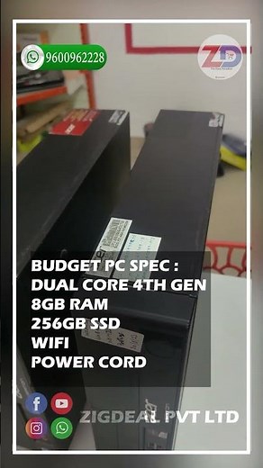 Acer Veriton M200 H81 Intel Refurbished Desktop Pc Review In English | Budget Pc | Zigdeal