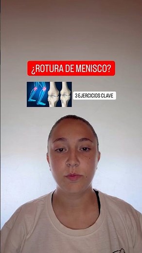 3 ejercicios para menisco roto 🦵🏽 (rápidos y efectivos)