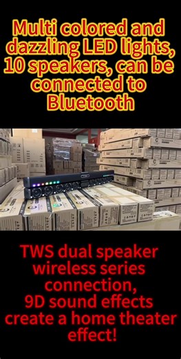 Experience 9D Surround Sound with Bluetooth Speakers