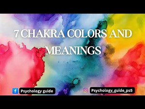 Chakra colors and meanings