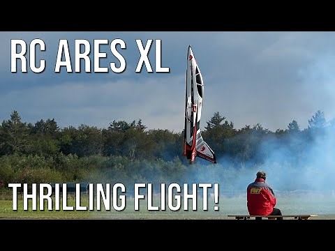 Wow! Thrilling Flight With Vector Thrust! Big RC Jet Ares XL Turbine Shows Spectacular 3D Flight