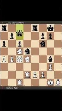 Richard Réti vs. Alexander Alekhine – Baden 1925“Hypermodern Ideas Against Tactical Fire” - Game 26