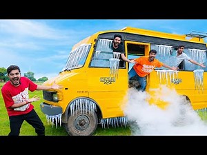 Crazy XYZ New Video ✅✅ : Making Coldest Bus At -200⁰C Challenge.