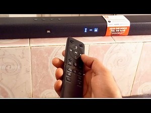 HOW TO USE JBL REMOTE CONTROL 3.1 BAR step by step instruction Part -1