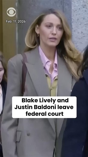 CBS News on Instagram: "Blake Lively and Justin Baldoni were seen leaving Manhattan federal court on Wednesday following a court-ordered settlement conference. Lively’s more than year-long lawsuit accuses “It Ends With Us” co-star and director Baldoni of harassment and retaliation during the making of the film. A trial is scheduled for May 18."