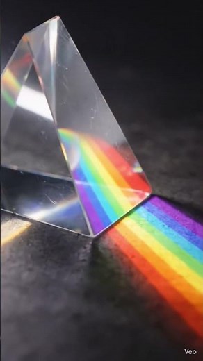 Prism Experiment White Light Turns Into 7 Colors Amazing Prism Science Experiment Light Dispersion