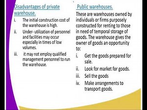 Business form 2 Warehousing lesson 13