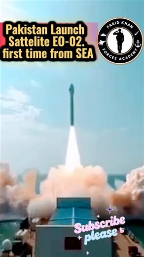 Pakistan Launch EO-2 Satellite first time from the Sea 🛰️🚀 #suparco #pakistan #pakistanzindaabaad