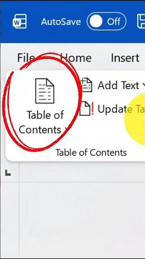 Create a Pro Table of Contents - For Your Book! #Shorts