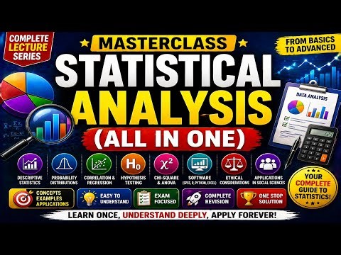 Statistical Analysis Masterclass | #statistics #research #sociology @SociologyVisualised 