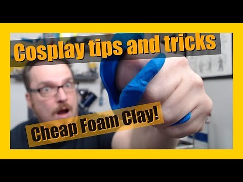 Cosplay tutorial Foam clay you can get cheaply!