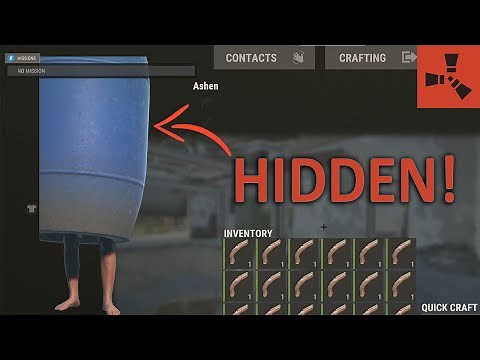 The art of CAMOUFLAGE in RUST, kind of... (MUMMY WRAPS OP) | Short Solo Rust Clips