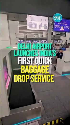 Delhi Airport Launches India’s First Quick Baggage Drop Service