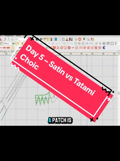 Flat, lifeless fills or stringy, looping satin? That’s wrong stitch type. I choose the right satin/tatami settings in Wilcom E4.2 so your designs look sharp and run smooth. Contact me for pro digitizing. #embroiderydigitizing #satinstitch #tatamistitch #digitizingservice #machineembroidery