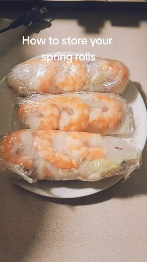 How to Store Vietnamese Spring Rolls