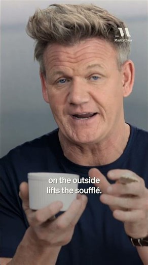 Gordon Ramsay Teaches Us How to Make Soufflé #cooking #gordonramsay #soufflé #masterclass