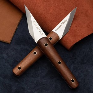 Left & Right Leatherworking Knives