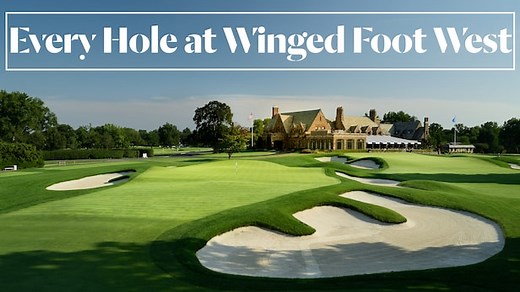 Every Hole at Winged Foot West in Mamaroneck, NY