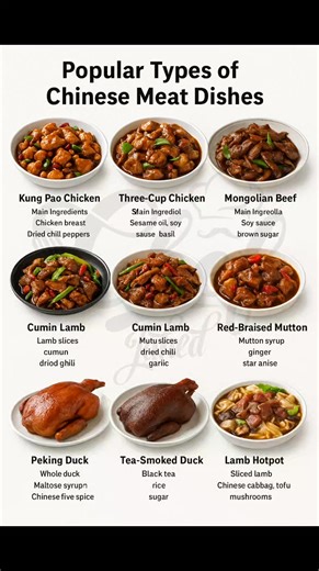 22K views · 111 reactions | Popular Types of Chinese Meat Dishes | Chef Jahed | Facebook